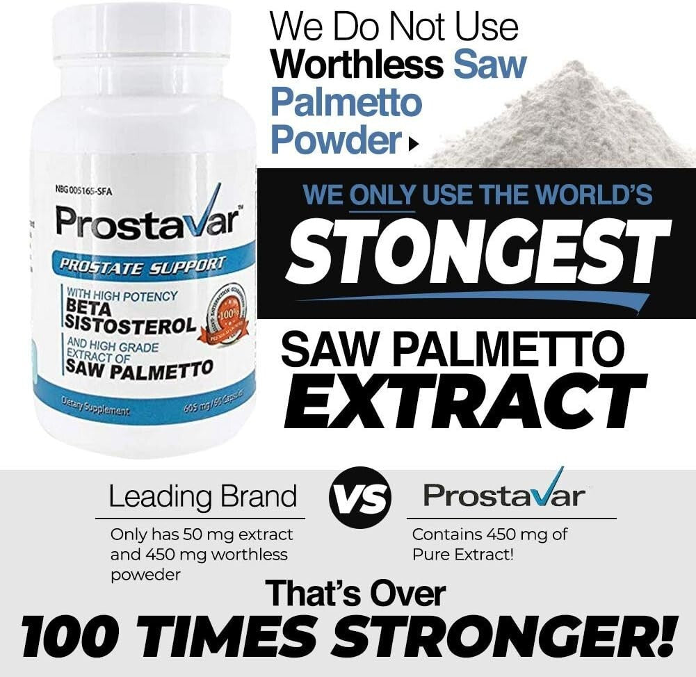 3 Bottles of Pure Saw Palmetto Capsules for Optimal Prostate Support