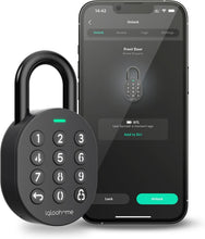 Load image into Gallery viewer, Smart Bluetooth Padlock with Silicone Cover – Keyless Security for Gates &amp; Bikes