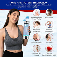 Load image into Gallery viewer, Sleek 1.5L Hydrogen Water Bottle with Smart LED Display &amp; Leak Proof Design