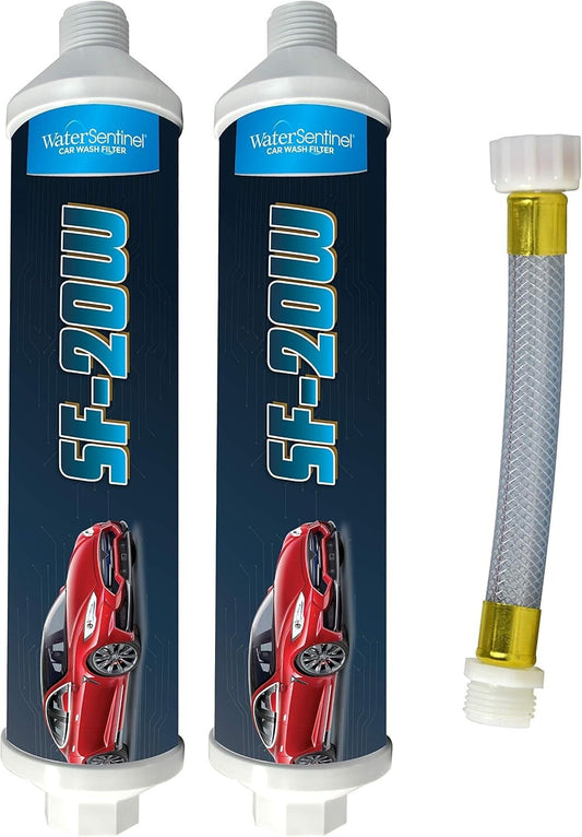 Eco-Friendly Solar-Powered Deionized Water Filter for Spot Free Car Wash 2-Pack