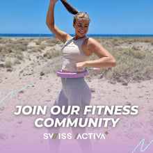 Load image into Gallery viewer, Adjustable Infinity Weighted Hula Hoop for Belly Fat Loss - Track Your Progress