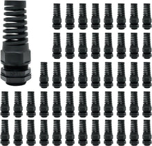 Load image into Gallery viewer, Durable 50-Piece NPT 1/2" Waterproof Cable Glands – Heat &amp; Abrasion Resistant