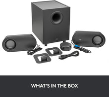 Load image into Gallery viewer, Immersive 2.1 Subwoofer Speakers with Wireless Control for Enhanced Audio