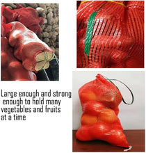Load image into Gallery viewer, Extra Large 21 x 32 Inch Mesh Vegetable Storage Bags - 60 lbs Capacity