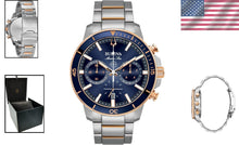 Load image into Gallery viewer, Men's Two-Tone Rose Gold Stainless Steel Chronograph Watch - Marine Star Series