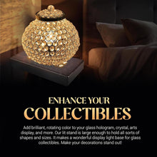Load image into Gallery viewer, Sleek 16 LED Lighted Display Base for Showcasing Glass &amp; Acrylic Collectibles