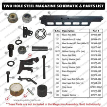 Load image into Gallery viewer, Steel 2-Hole Magazine Assembly for Hitachi NR83A Nailers - Durable &amp; Efficient