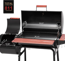 Load image into Gallery viewer, Heavy-Duty 30-Inch Charcoal Grill with Warming Rack &amp; Tool Holder for Outdoors