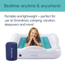 Load image into Gallery viewer, Inflatable Kids Mattress with Extra Tall Bumpers - Ideal for Travel and Camping