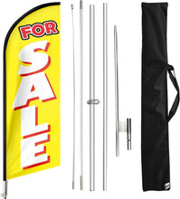 Load image into Gallery viewer, Weather-Resistant 11FT Swooper Flag Kit for Real Estate - Eye-Catching &amp; Sturdy