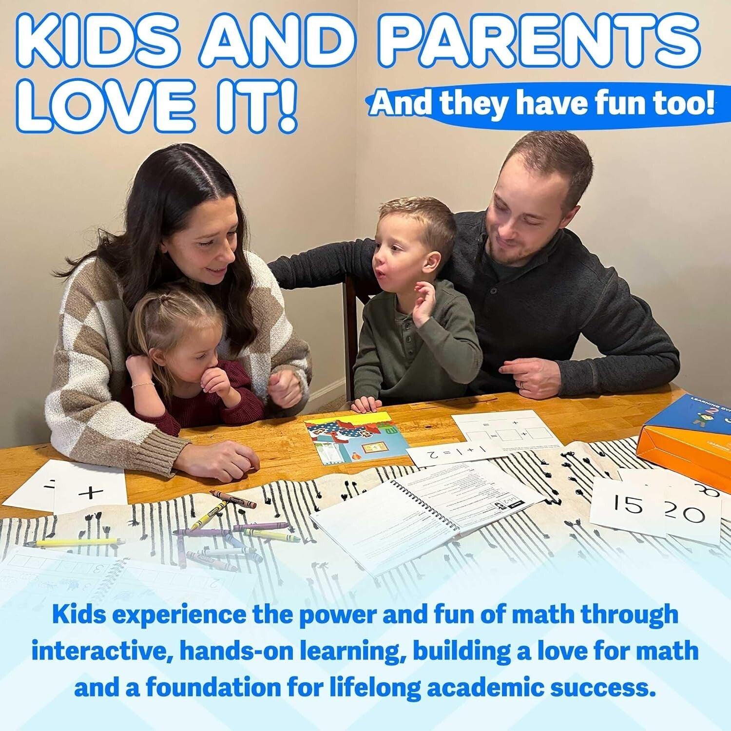 Teacher-Approved Kindergarten Math Workbook - Learn Counting & Basic Operations