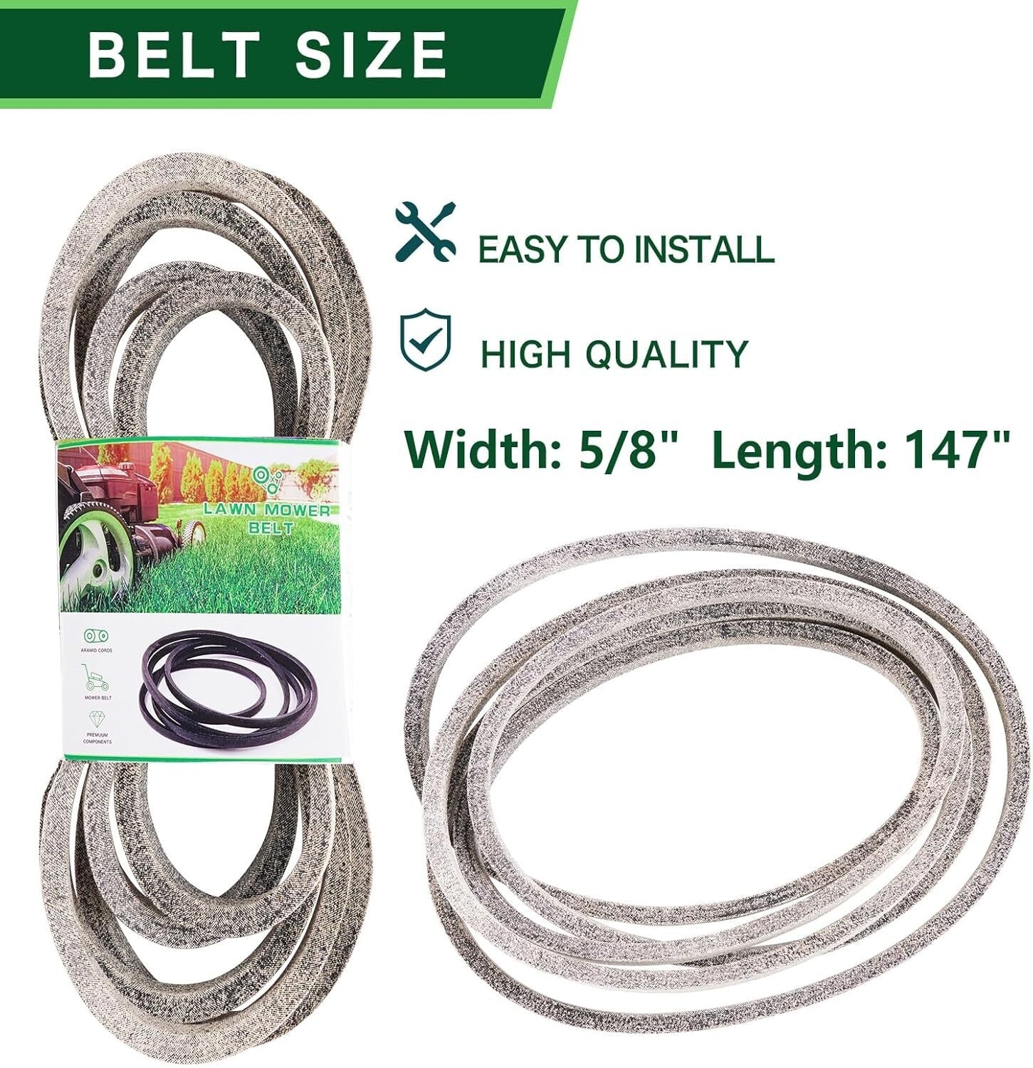 Craftsman 54" Mower Deck Spindle Belt Kit - Complete Replacement for Efficiency