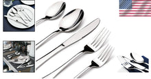 Load image into Gallery viewer, Modern 40-Piece Silverware Set for 8 - Perfect Gift for Weddings &amp; Housewarmings