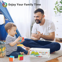 Load image into Gallery viewer, Portable 3x3x3 Speed Cubes Set - Perfect Gifts for Birthday and School Parties