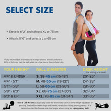 Load image into Gallery viewer, Versatile Anti-Burst Exercise Ball - Available in 5 Sizes, Perfect for Fitness