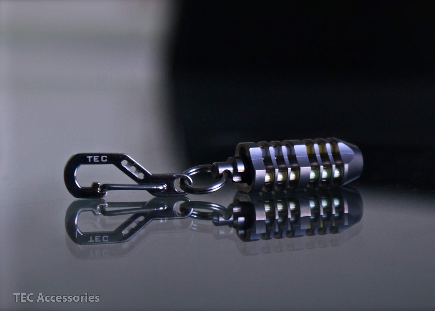 Customizable Titanium Tritium Fob - The Perfect EDC for All Night Visibility