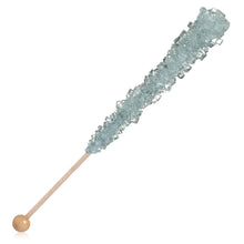 Load image into Gallery viewer, Individually Wrapped Silver Rock Candy Sugar Sticks – Perfect for Celebrations