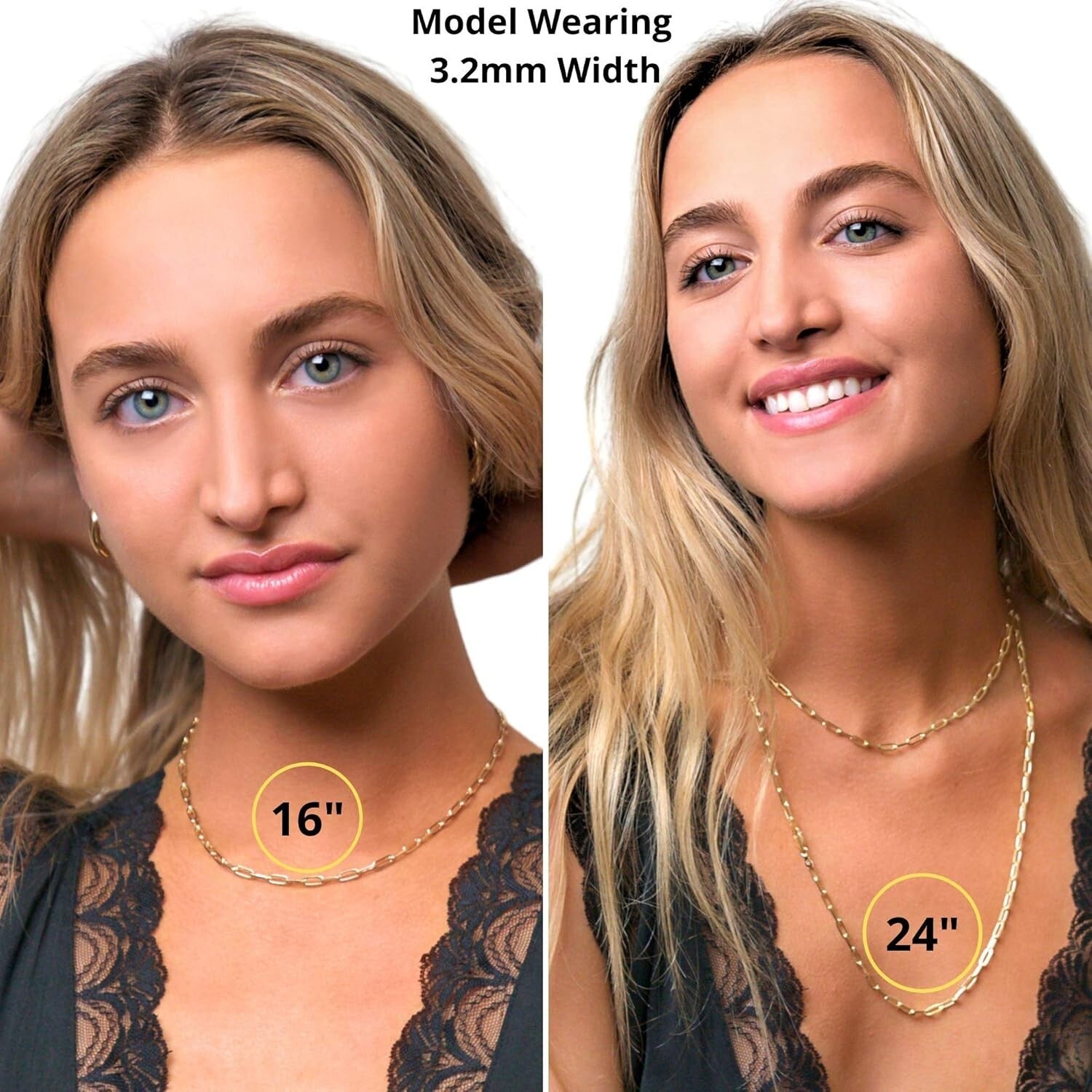 Versatile Sterling Silver Chain Necklace - Gift-Ready and Customizable Lengths