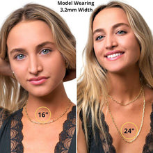 Load image into Gallery viewer, Versatile Sterling Silver Chain Necklace - Gift-Ready and Customizable Lengths