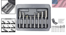 Load image into Gallery viewer, Compact 8-Piece Rotary Burr Set for Precision Engraving and Polishing Tasks