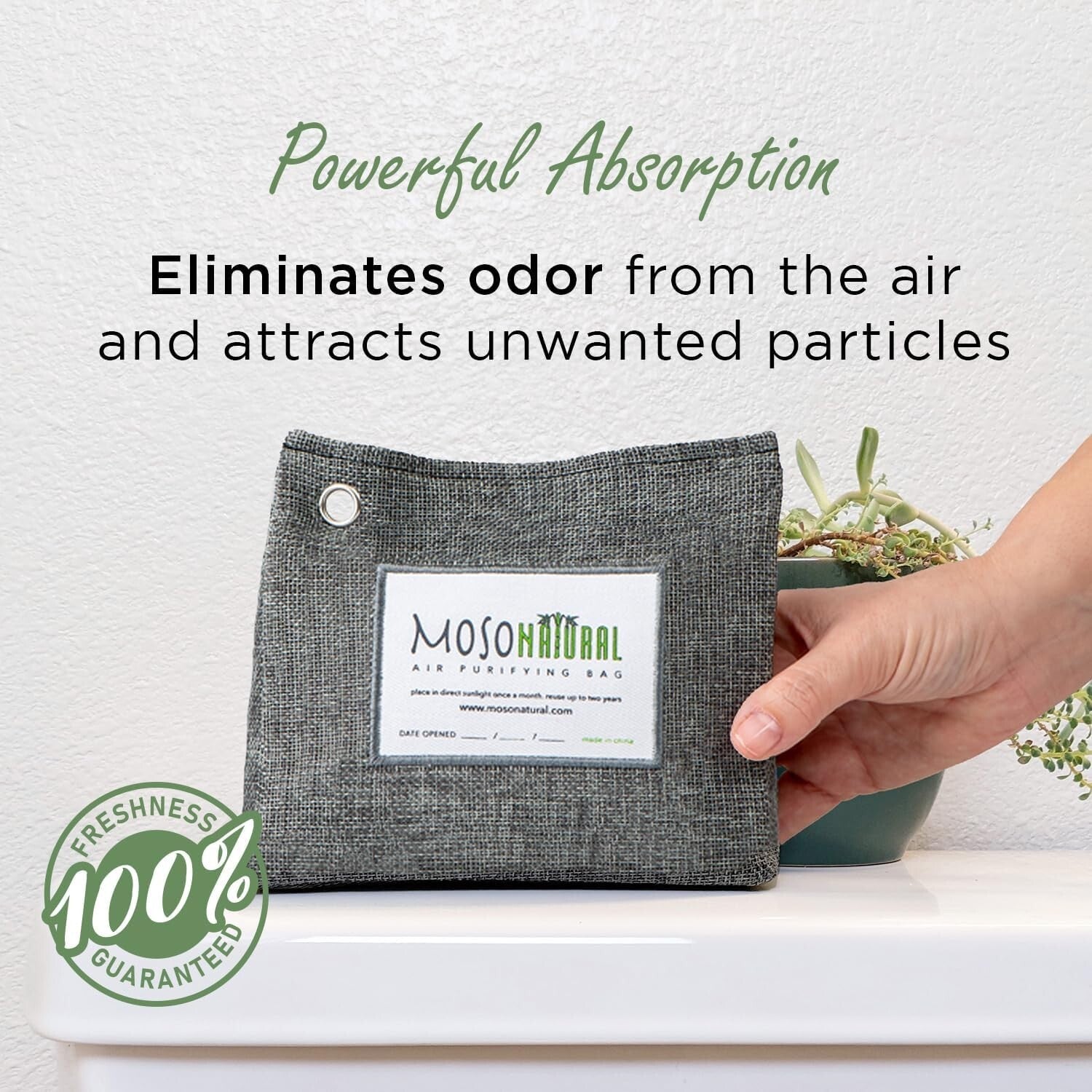 Versatile Bamboo Charcoal Air Purifying Bags for Home & Laundry Odor Control