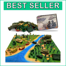 Load image into Gallery viewer, Ultimate Army Men Action Set - 120 PCS Toys Including Tanks, Helicopter, Jeep