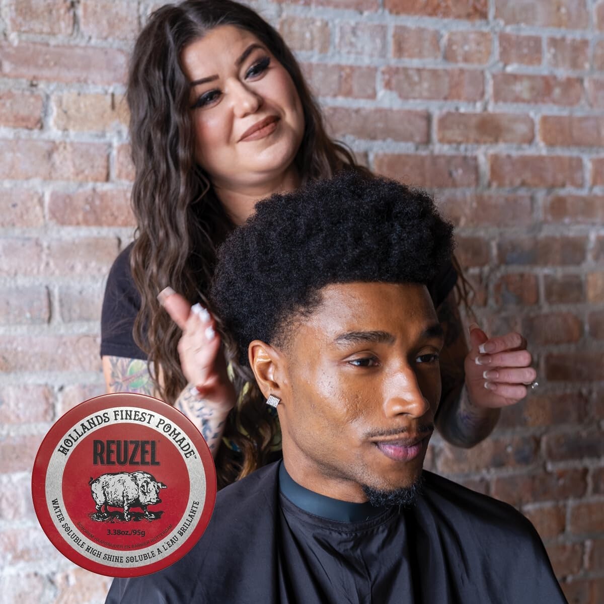 Vanilla Cola Scent Red Pomade - High Shine, Medium Hold, 12 oz Gloss Finish