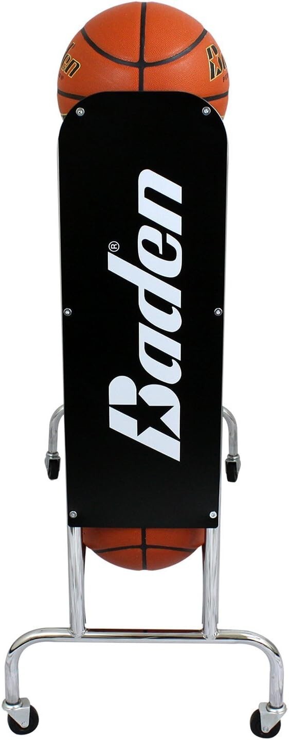 Versatile 3-Tier Basketball Organizer with Locking Wheels - Perfect for Gyms