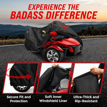 Load image into Gallery viewer, Premium Waterproof Spyder RT Limited Bike Cover with Windshield Protection