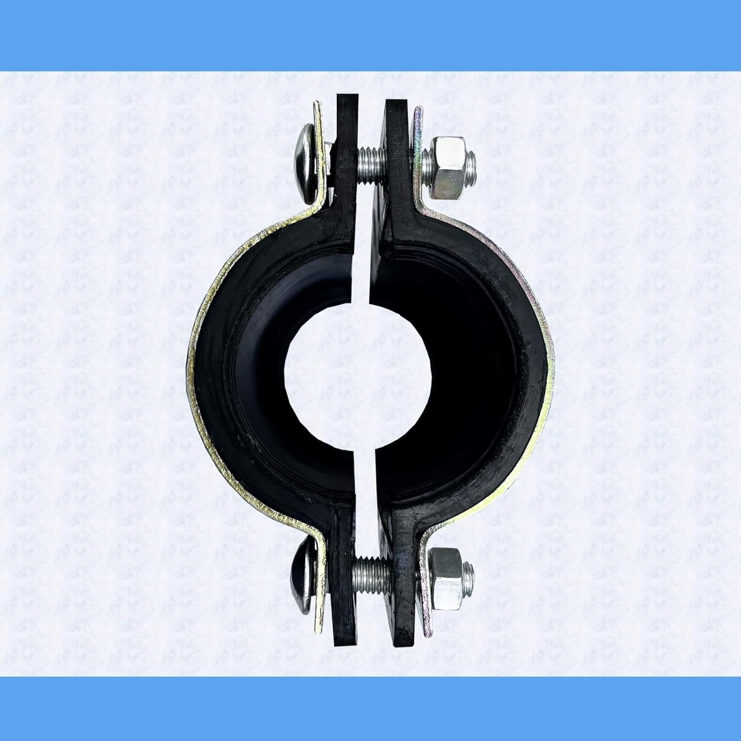 4 inch Heavy-Duty Pipe Repair Clamp - Effortless Seal with Bronze Coating