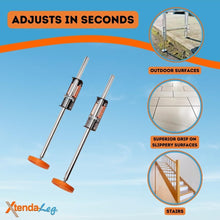 Load image into Gallery viewer, Easy Install Ladder Stabilizer with Rubber Feet - OSHA Approved Safety Accessory