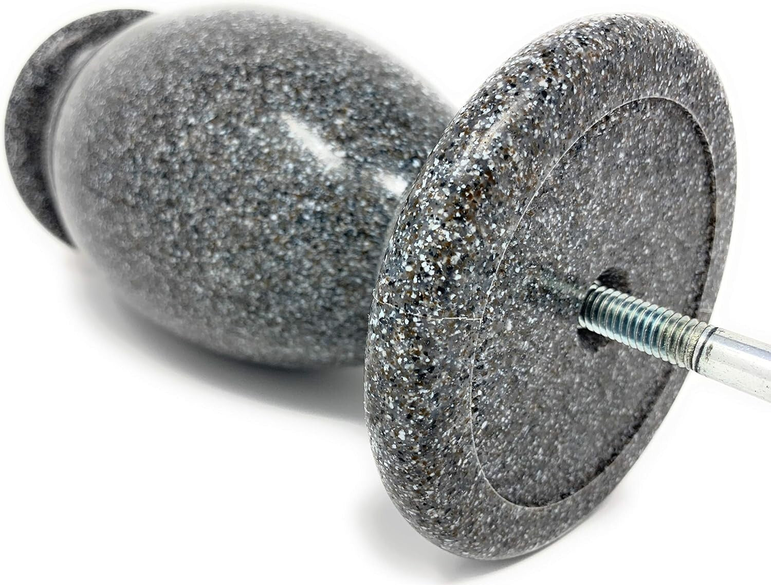 USA-Made Cemetery Flower Vase - Durable & Weather Resistant - 4.5"x4.5"x9.75"