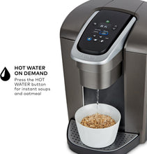 Load image into Gallery viewer, Brushed Slate Single Serve Coffee Brewer with Strong Brew &amp; Program Features
