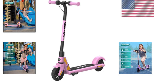 Aluminum Electric Scooter for Kids, Non-Slip Deck, 150W Motor & Safety Certified