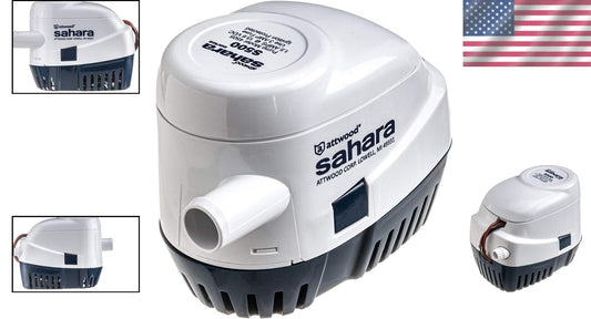 Durable Sahara S500 Automatic Bilge Pump with 29-Inch Wire - Easy Installation
