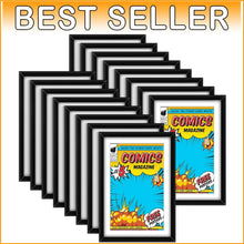 Load image into Gallery viewer, Stylish Comic Book Frame Set (16 Pack) with Flexible Wall/Tabletop Options
