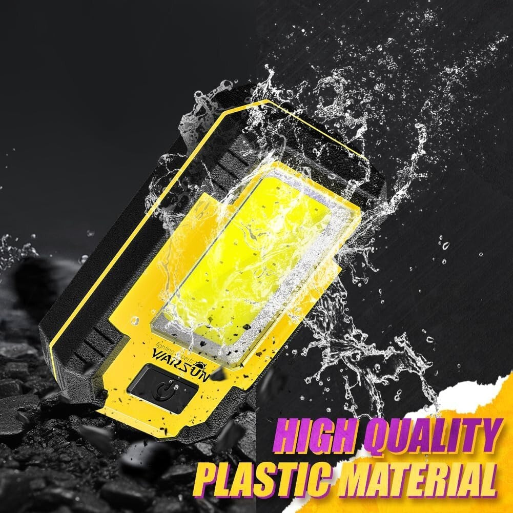 Durable 3-Pack Rechargeable LED Work Lights – Perfect for Cars, Camping & More