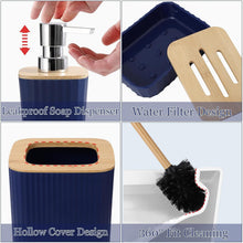 Load image into Gallery viewer, Stylish Bathroom Accessory Set - Water-Resistant Shower Curtain &amp; Absorbent Rugs