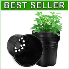 Load image into Gallery viewer, Versatile 5 Gallon Plant Pots - Soft Plastic Nursery Pots for Indoor/Outdoor Use