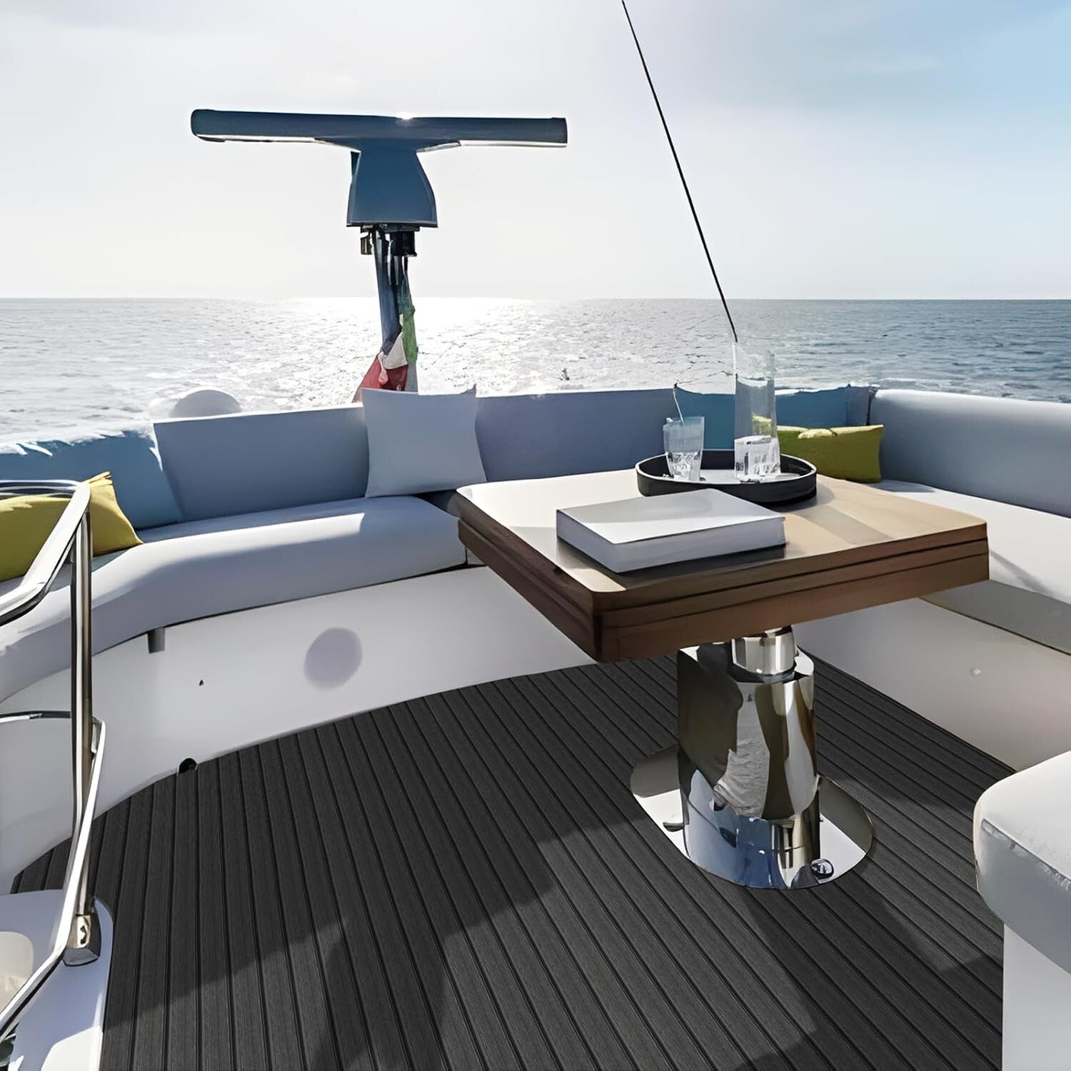 Durable Self-Adhesive EVA Marine Mat - Customizable Non-Slip Boat Flooring