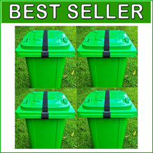 Load image into Gallery viewer, Effective Double Claw Design Trash Can Locks – Universal Fit for 28-96 Gallons