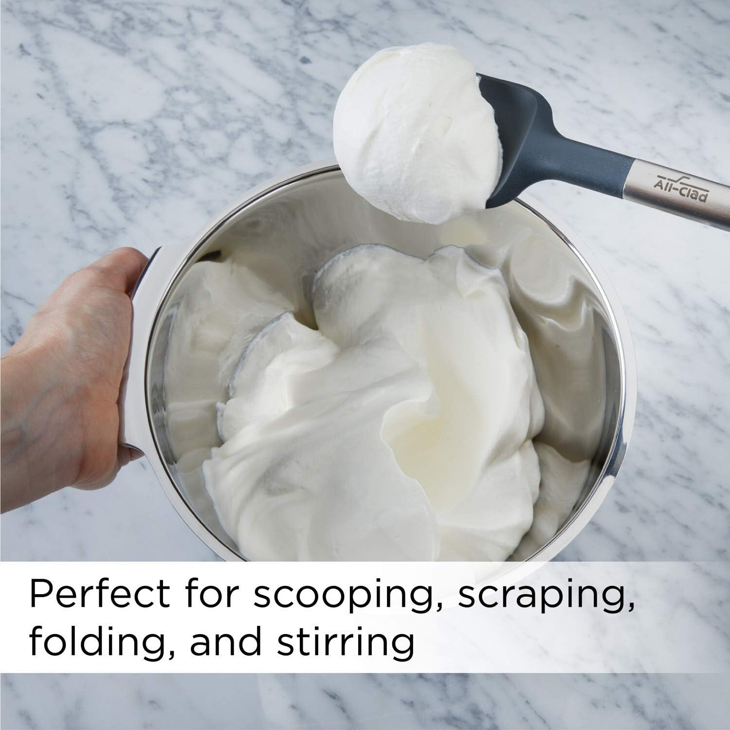 5-Piece Heat-Resistant Silicone and Steel Kitchen Gadget Set - Dishwasher Safe