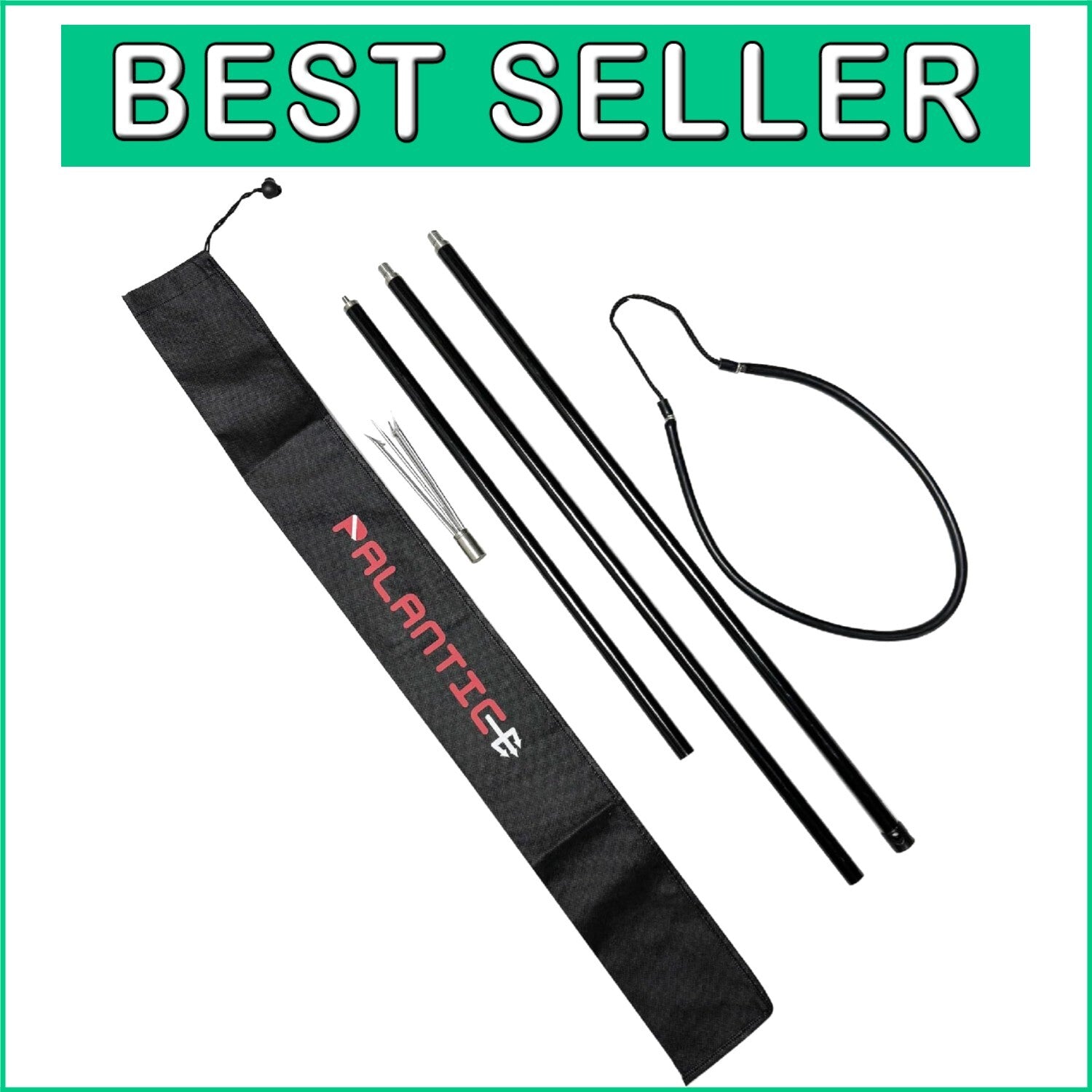 Portable 3-Piece Aluminum Spear with Lionfish Tip – Perfect for Divers on the Go