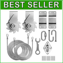Load image into Gallery viewer, Premium Stainless Steel Shade Sail Winch Set—Includes Cables &amp; Mounting Hardware