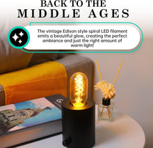 Load image into Gallery viewer, Retro 4W LED Edison Bulbs - 25W Incandescent Equivalent with Warm Amber Light