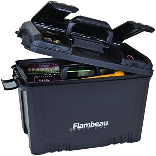 Durable Black 18" Dry Box - Perfect for Tactical Gear and Boating Supplies