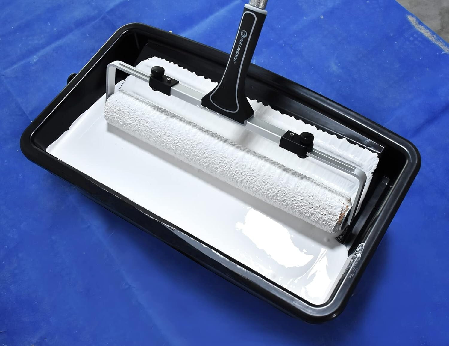 Adjustable 12-18" Paint Roller Set with Tray – Perfect for High Walls & Ceilings