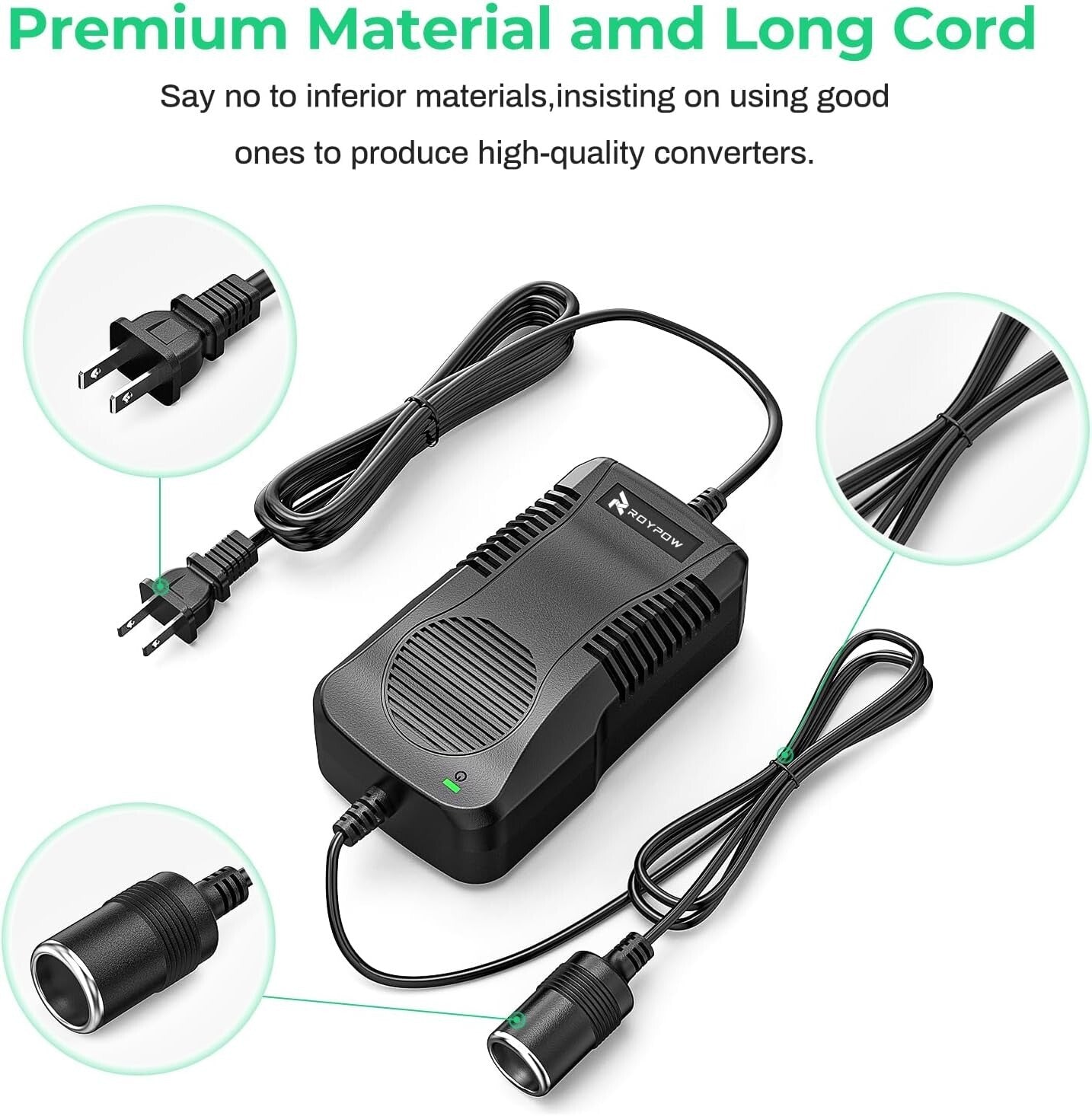 180W AC to DC Converter: 15A Adapter for 12V Automotive Power Solutions