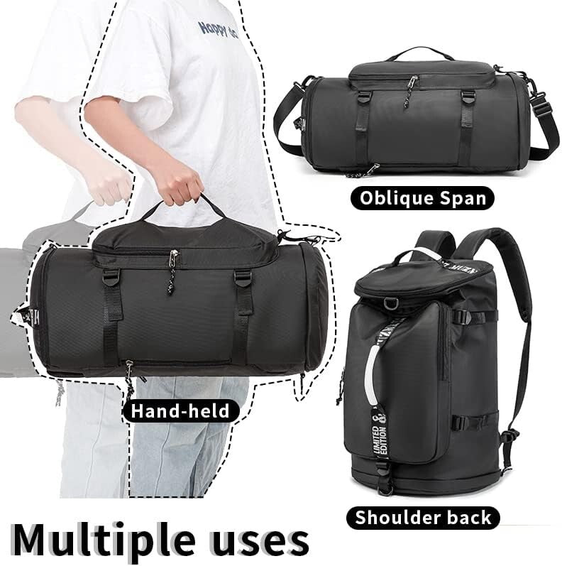 Durable Waterproof Gym Duffle & Backpack Combo - Perfect for Active Lifestyles
