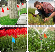 Load image into Gallery viewer, Vibrant 500 Pack Marking Flags - 5 Colors for Lawn, Garden &amp; Survey Applications
